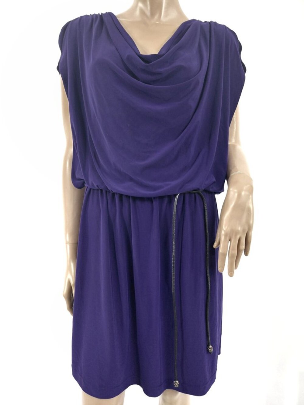 JONES WEAR Dress Goddess Toga Style Sleeveless Stretch 10